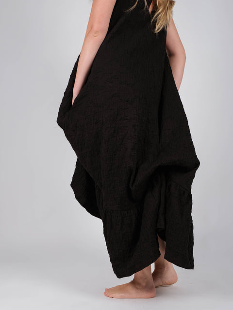 Abito Mimì in jacquard russell di cotone organico