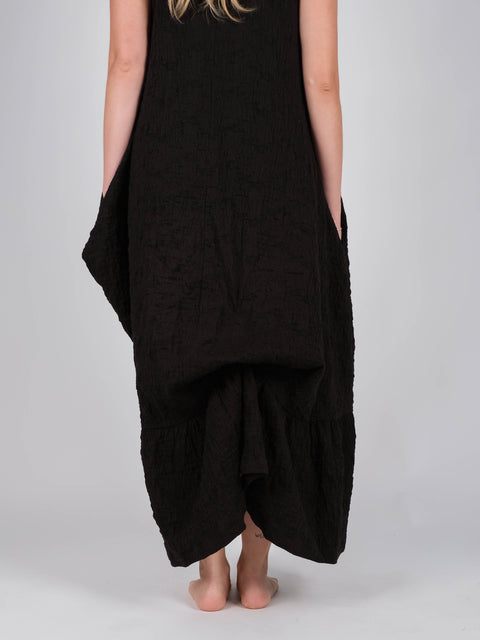 Abito Mimì in jacquard russell di cotone organico
