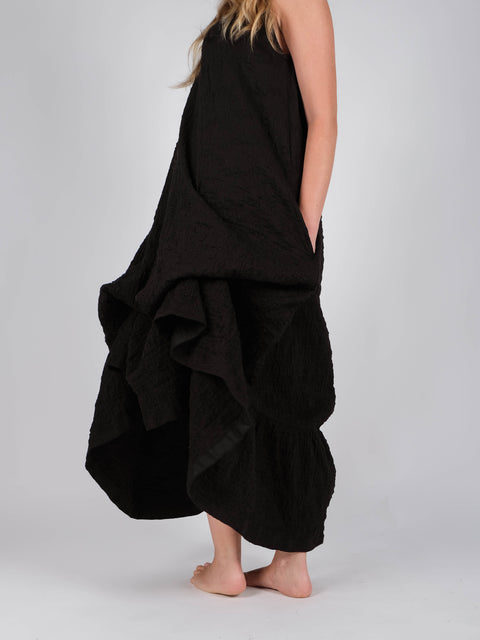 Abito Mimì in jacquard russell di cotone organico