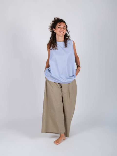 Pantalone Ninfea in cotone giapponese