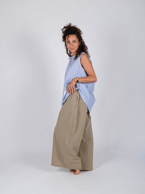 Pantalone Ninfea in cotone giapponese