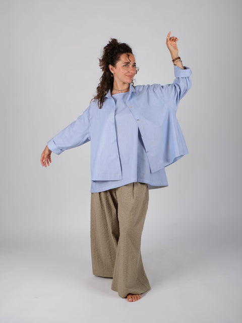 Pantalone Ninfea in cotone giapponese