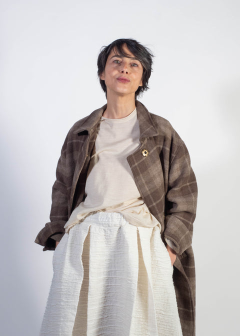 Cappotto Zuzzurro Cortina cachemire e lana