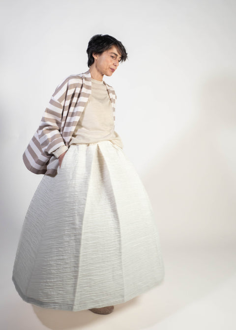 Gonna Maria Luna goffrata