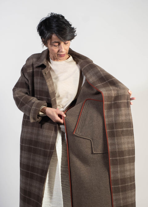 Cappotto Zuzzurro Cortina cachemire e lana