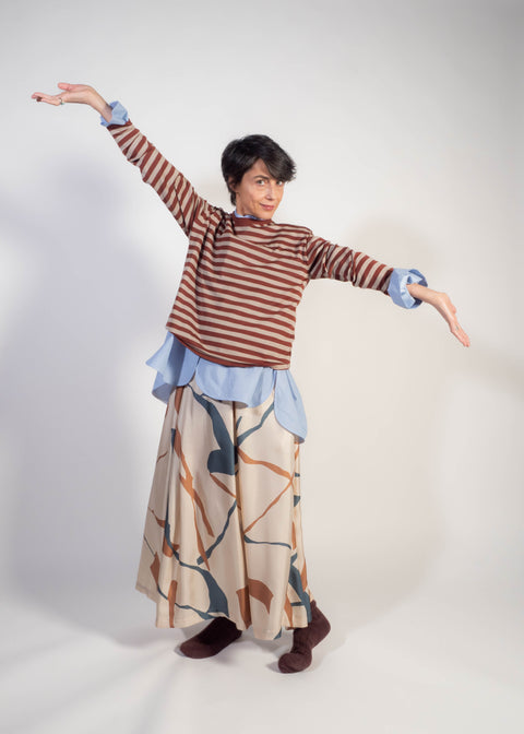 Gonna Maria Luna 100% seta