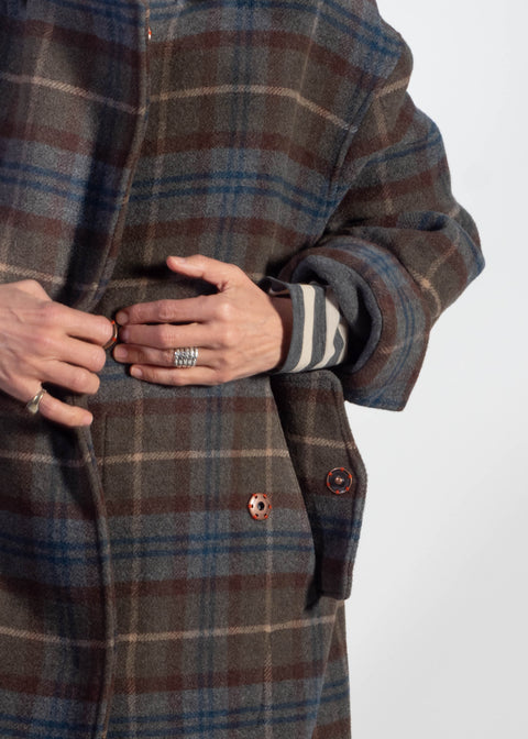 Cappotto Zuzzurro Galles 100% lana