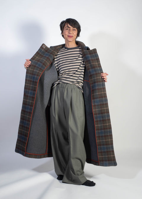 Cappotto Zuzzurro Galles 100% lana