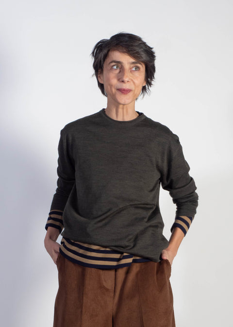 T-shirt Diana in 100% lana merino