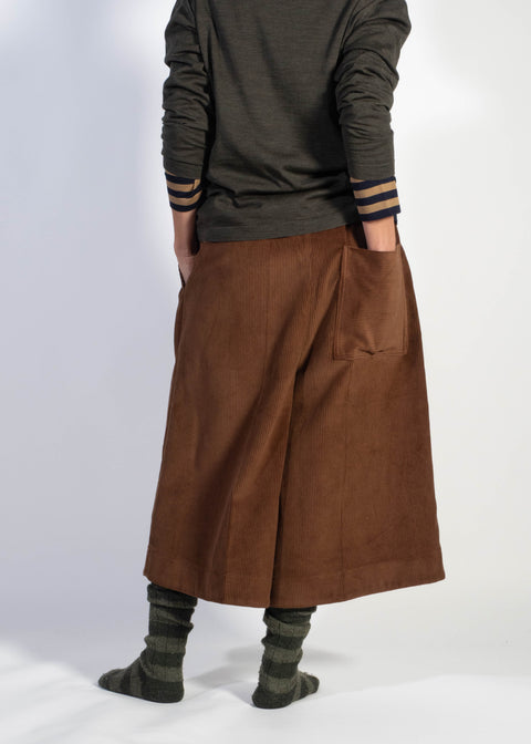 Pantabermuda Lorenzo in velluto 100% cotone.